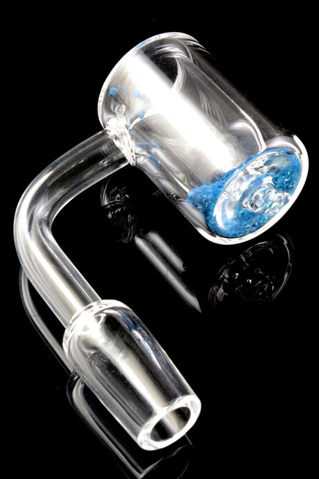 Quartz 14.5 mm Male 90° Thermochromic Banger – Domeless