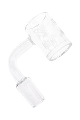 Quartz 14.5 mm Male Flat-Top Banger – Frosted Design