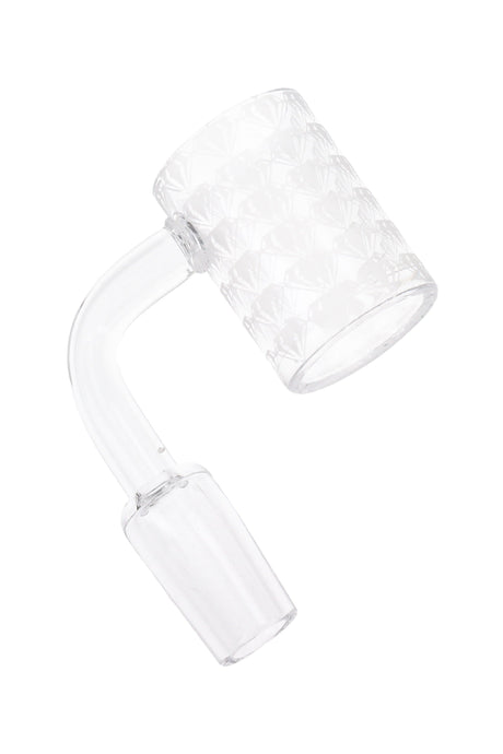 Quartz 14.5 mm Male Flat-Top Banger – Frosted Design