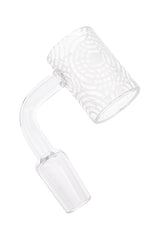 Quartz 14.5 mm Male Flat-Top Banger – Frosted Design