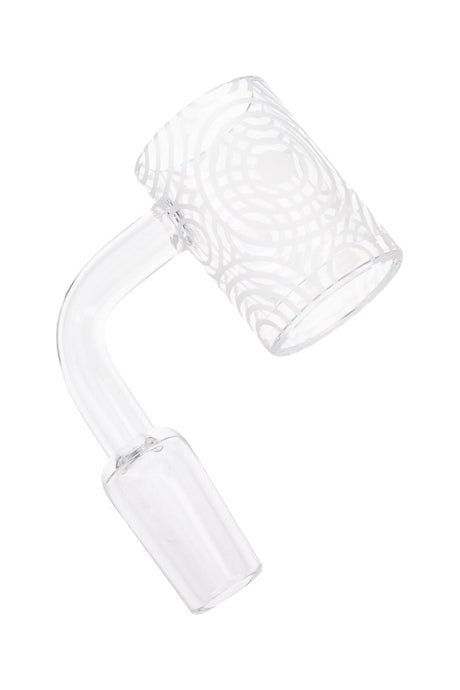 Quartz 14.5 mm Male Flat-Top Banger – Frosted Design