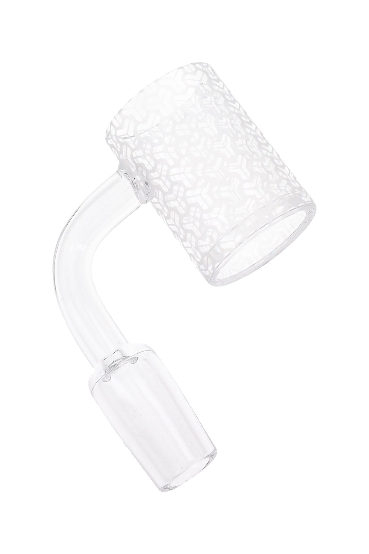 Quartz 14.5 mm Male Flat-Top Banger – Frosted Design