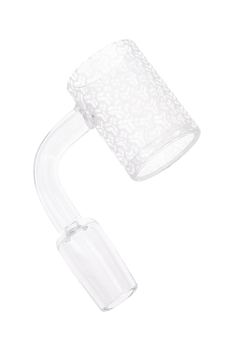 Quartz 14.5 mm Male Flat-Top Banger – Frosted Design