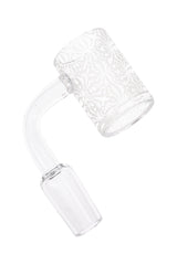 Quartz 14.5 mm Male Flat-Top Banger – Frosted Design