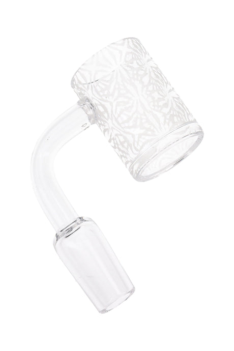 Quartz 14.5 mm Male Flat-Top Banger – Frosted Design