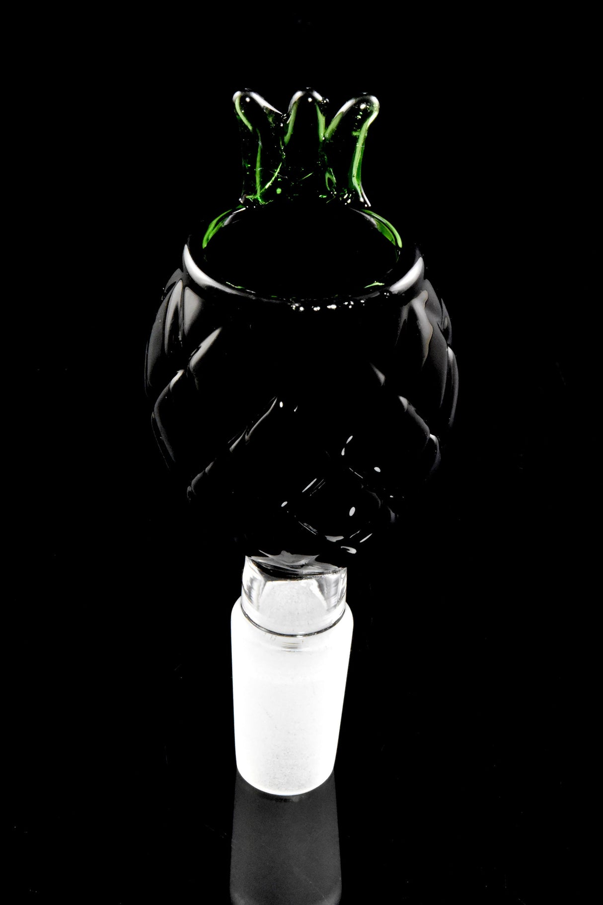 Colored Glass Pineapple Bowl “Tiki Topper” – 14.5 mm Male