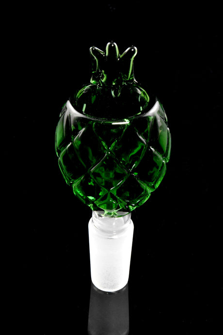 Colored Glass Pineapple Bowl “Tiki Topper” – 14.5 mm Male