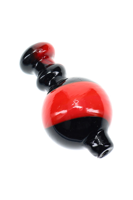 Swirl Striped Glass Bubble Carb Cap “Color Orbit” – Assorted Colors