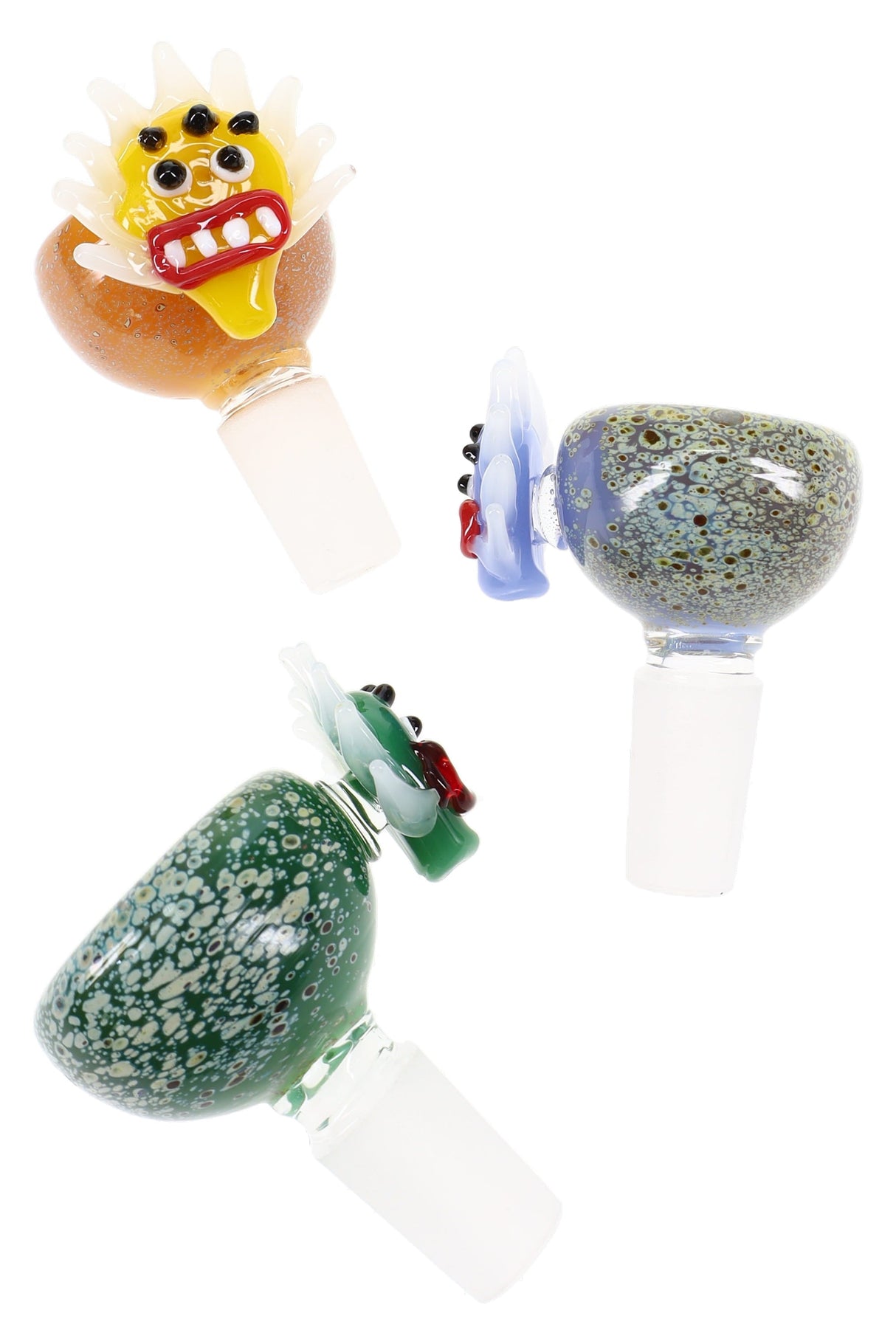 14.5 mm Male Colorful Glass Bowl “Character Pack” – Assorted