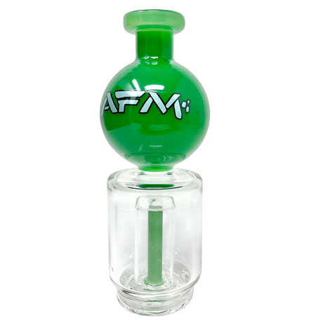 AFM 6" Puffco Peak Globe Attachment with Showerhead Perc, Front View on White Background