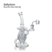 Waxmaid 7.68‘‘ Ballsphere Recycler Glass Dab Rig