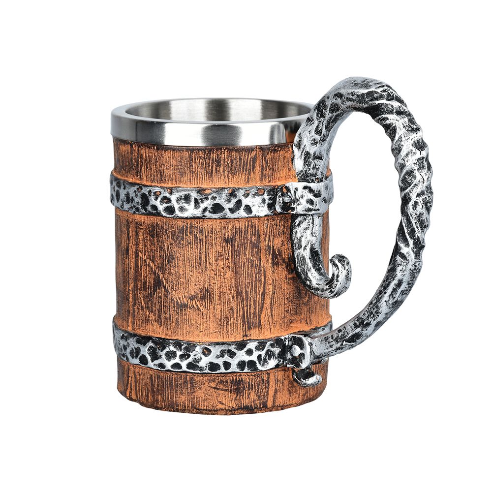 Barrel Mug With Handle | 16oz