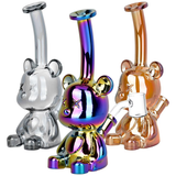 Bear-ly Coherent Glass Dab Rig | 7" | 14mm F | Colors Vary