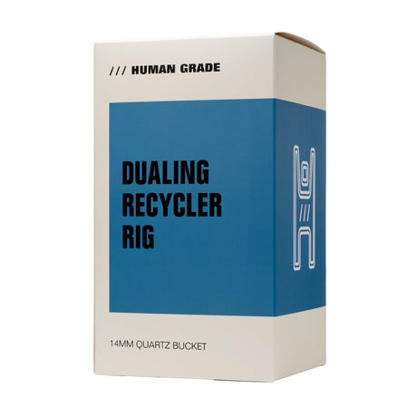 Human Grade Dualing Recycler Dab Rig