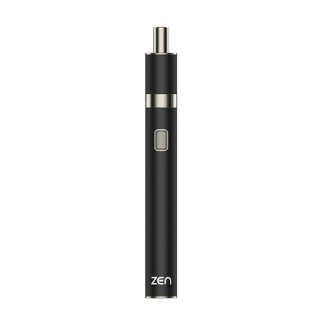 Yocan Zen vaporizer in black, sleek design with easy-to-use button, front view on white background