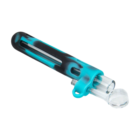 PILOT DIARY 2 IN 1 Concentrate Taster Pipe in Teal Black - Angled View