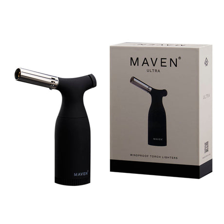Maven Torch Ultra windproof jet flame lighter with packaging, ideal for camping & cooking