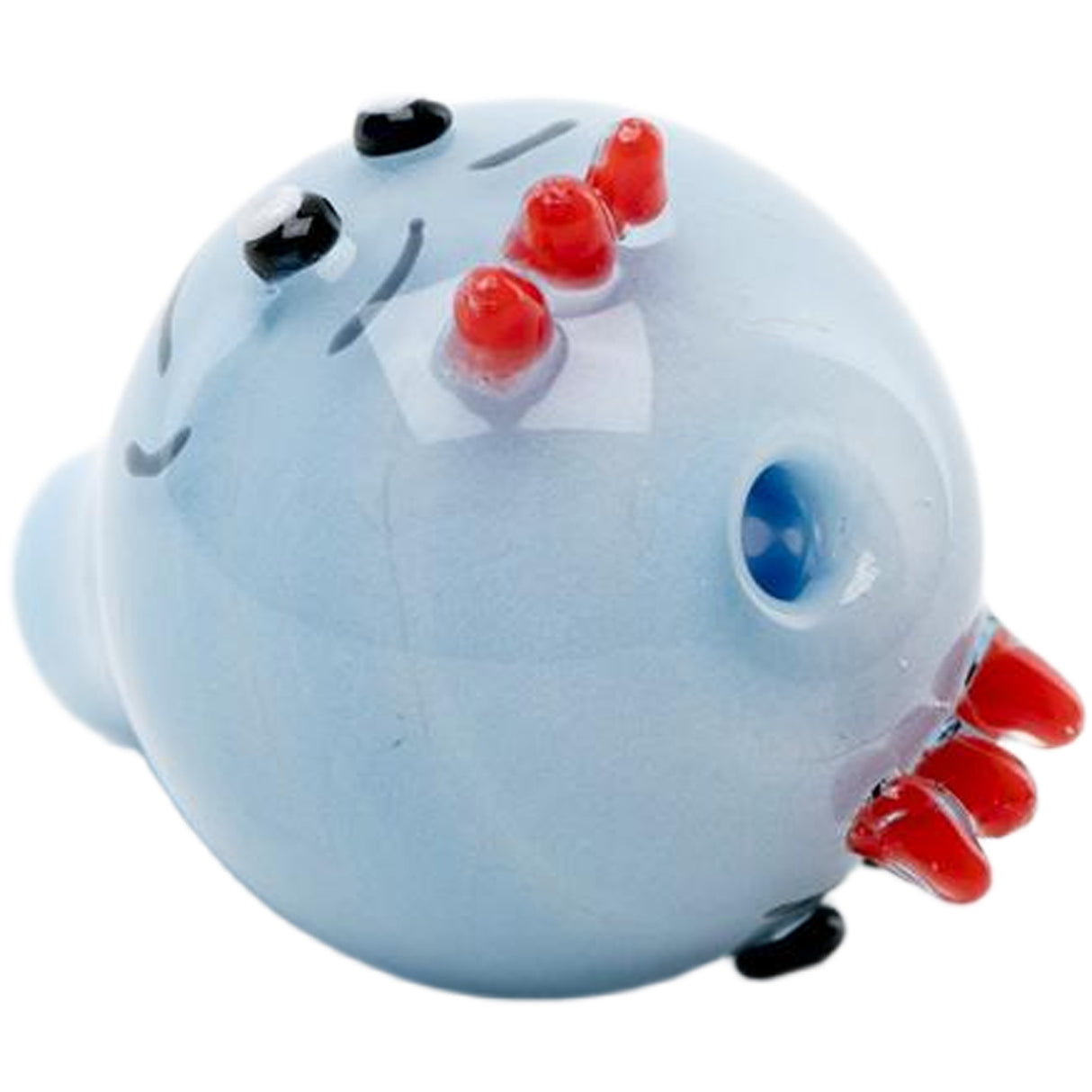 Blue Twins Puffco Peak Glass Carb Cap