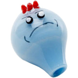 Blue Twins Puffco Peak Glass Carb Cap