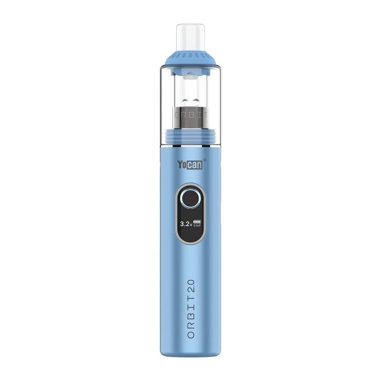 Yocan Orbit 2.0 Kit in Blue, portable concentrate vaporizer with Type-C charging