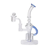 Human Grade Dualing Recycler Dab Rig