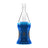 Dr Dabber Boost Evo Vaporizer in Blue - Front View with Transparent Glass Attachment