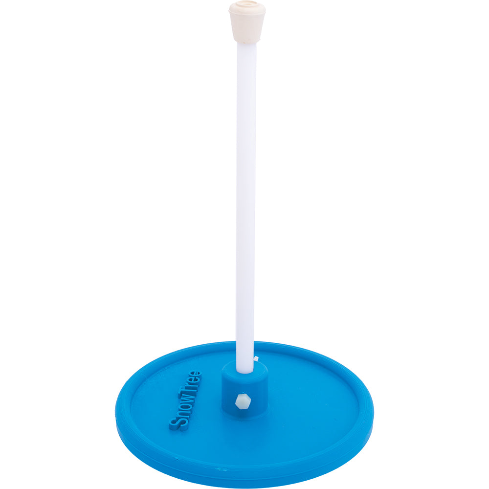 Snowtree Glass Drying Rack in blue, front view, ideal for cleaning supplies and home goods