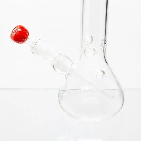 Boost | 17" Red Beaker Base Glass Water Pipe