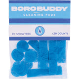 BoroBuddy™ Cleaning Pads by Snowtree - 20 Count Cotton Pads Front View