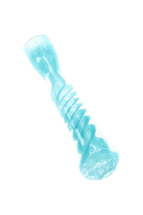 Spiral Frit Glass Chillum Twist Flick 3 inch