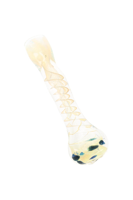 Color-Changing Spiral Glass Chillum Twist Pop 3 inch