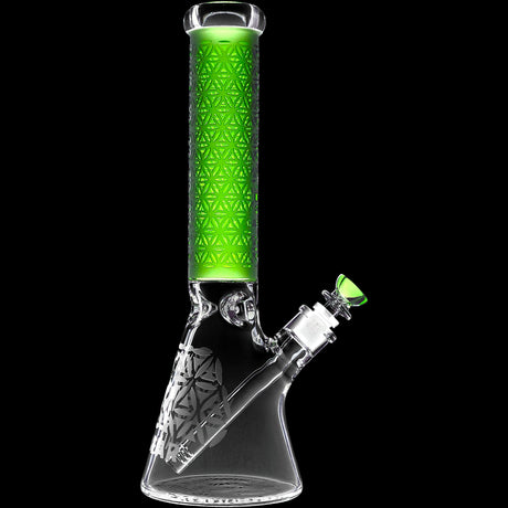 Calibear Sandblasted Seed of Life Beaker Bong