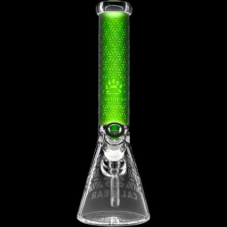 Calibear Sandblasted Seed of Life Beaker Bong