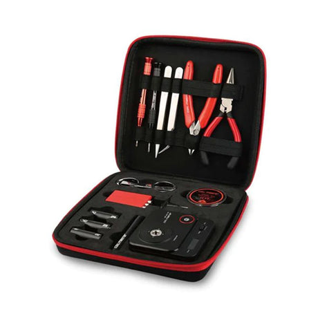 Hellvape Tool Kit V3 Premium open case showing various vaporizer tools and accessories