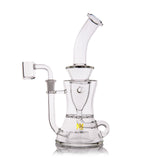 MJ Arsenal Bloopcycler Dab Rig with Quartz Bucket, Front View on White Background