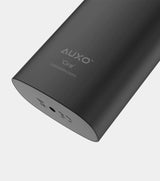 AUXO Cira Vaporizer in Black, Portable Design for Concentrates, Close-up Side View