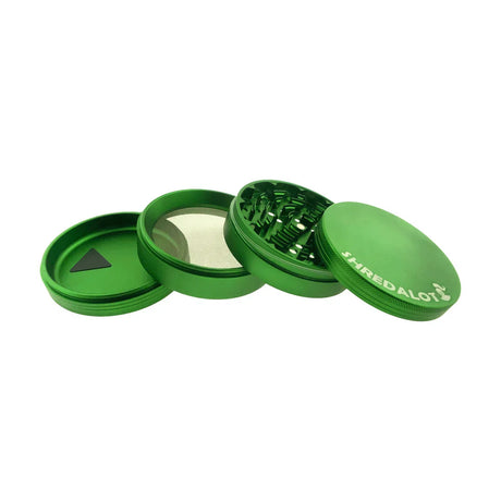 Sir Shredalot 4-Piece Metal Herb Grinder – 100mm Premium Aluminum
