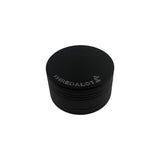 Sir Shredalot 3-part Grinder 50mm in Black - Top View, Compact and Portable