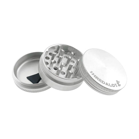 Sir Shredalot 3-Piece Metal Herb Grinder – 50mm Compact Aluminum Grinder