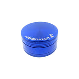 Sir Shredalot 3-part Grinder 63mm in Vibrant Blue - Front View on White Background