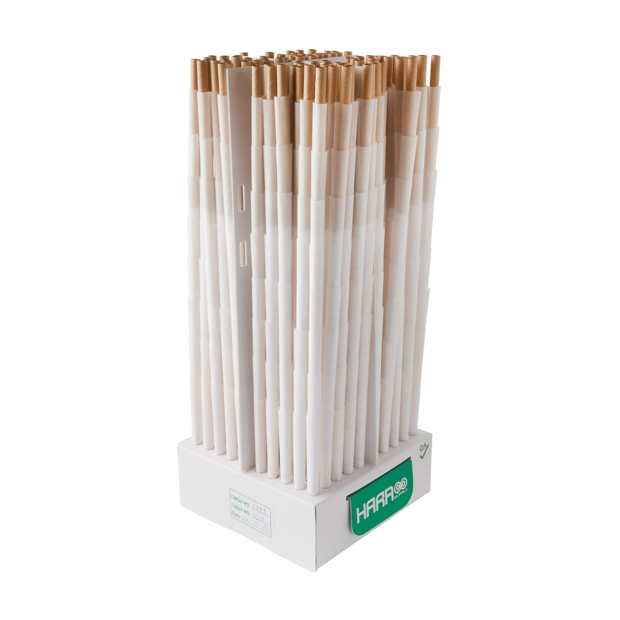 Hara Supply Paper Cones - 98mm - 800pc - Slim Size - White