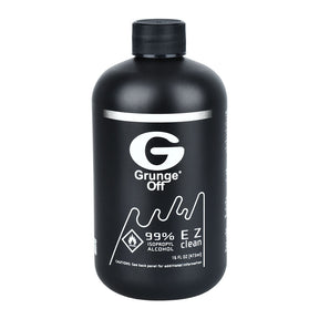Grunge Off EZ Clean 99% Isopropyl Alcohol Cleaner in 16oz bottle, front view on white background
