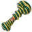 Crush Magic Genie Bottle Hand Pipe in Green, Compact Design with Carb Hole, Angled Side View