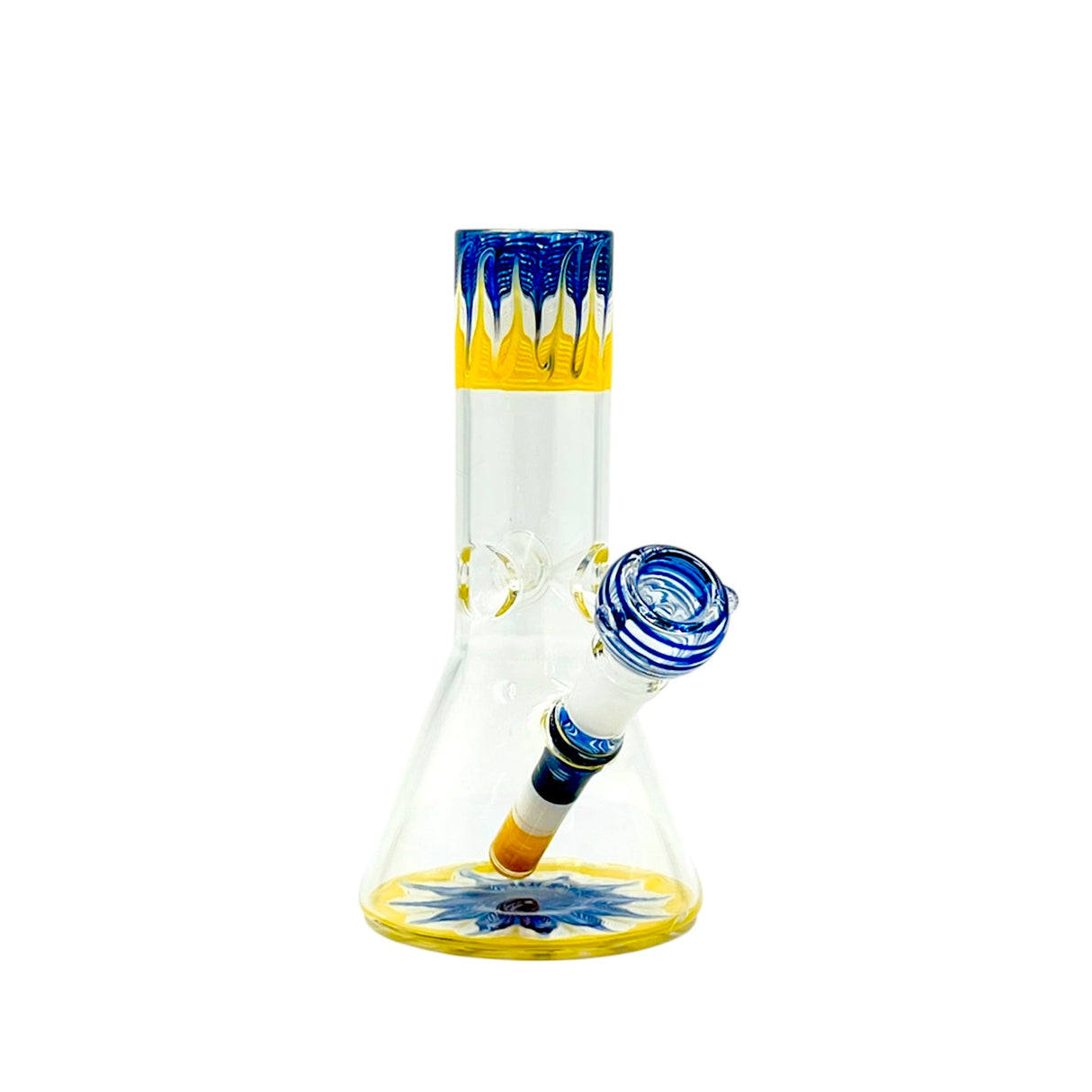 Solar Flare 7" Mini Beaker Bong