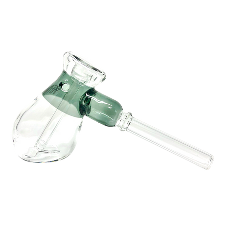 AFM 6" Fat Hammer Color Glass Bubbler with Deep Bowl - Side View on White Background