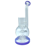 AFM Glass 10" Puffco Proxy Dab Rig in Purple with Showerhead Perc, Bent Neck, and Fixed Downstem