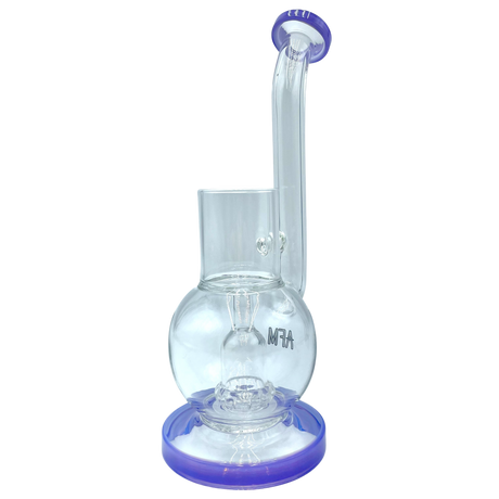 AFM Glass 10" Puffco Proxy Dab Rig in Purple with Showerhead Perc, Bent Neck, and Fixed Downstem