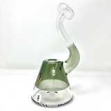 AFM 7.5" Spaceship Glass Bubbler with Colored Accents - Front View