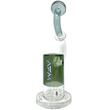 9.5" AFM Microscope Color Glass Bubbler with Borosilicate Build, Front View on White Background