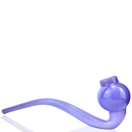 AFM 10" Gandalf Purple Glass Screen Hand Pipe - Angled Side View